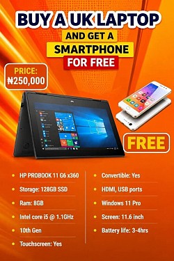 HP PROBOOK 11 G6 @N250,000